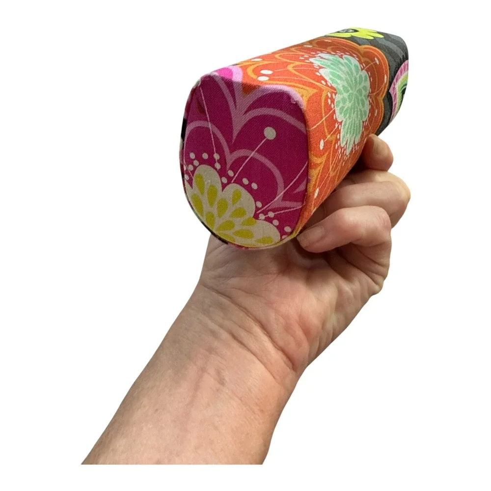 Vera Bradley Hard Shell Eyeglass Case Floral Paisley Chevron Interior